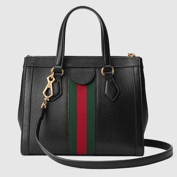 gucci 719885|Black Leather Ophidia Small Tote Bag .